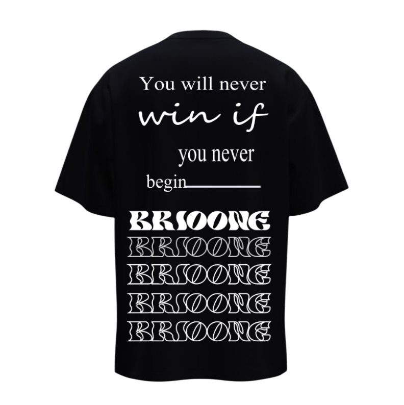 T-SHIRT BLACK BRIOONE